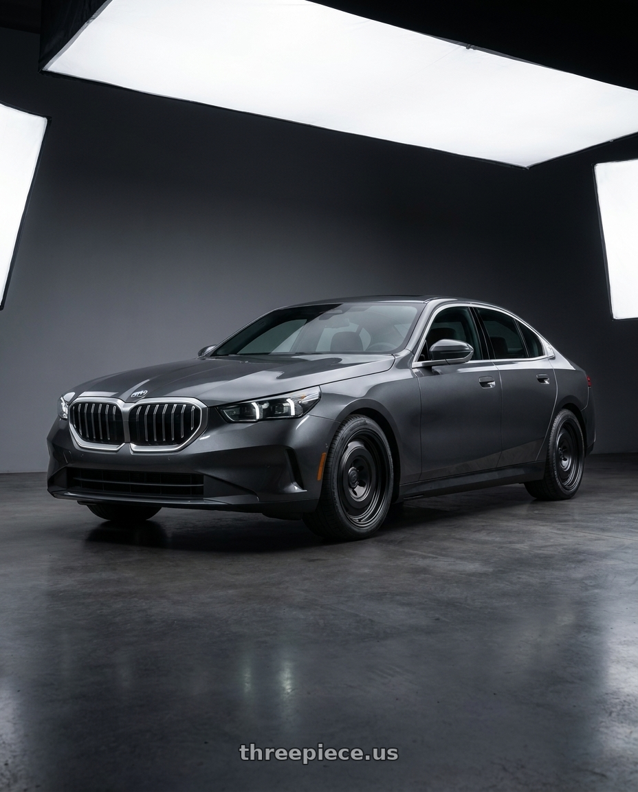 2024 bmw i5 e40 with fifteen52 ANALOG HD 6x139.7 17x8.5 +0 ASPHALT BLACK (SATIN BLACK) wheels