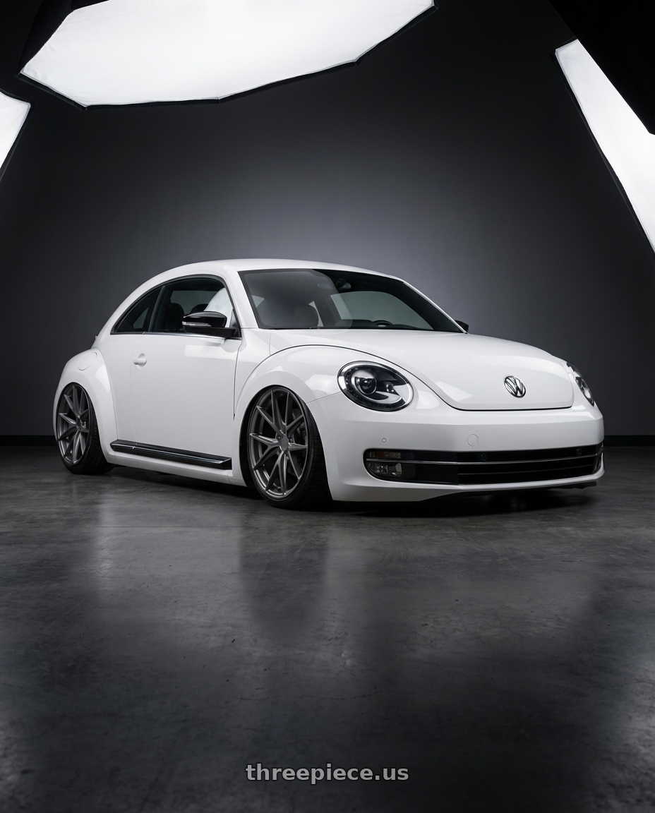 2016 Volkswagen Beetle Turbo with Niche 1PC M116 MISANO 5X112 19X9.5 +50 MATTE GUN METAL wheels