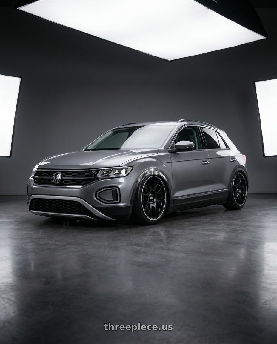 2023 T roc 330 with BBS CH-R 5x130 19x11 +56 Satin Black Polished Rim Protector wheels