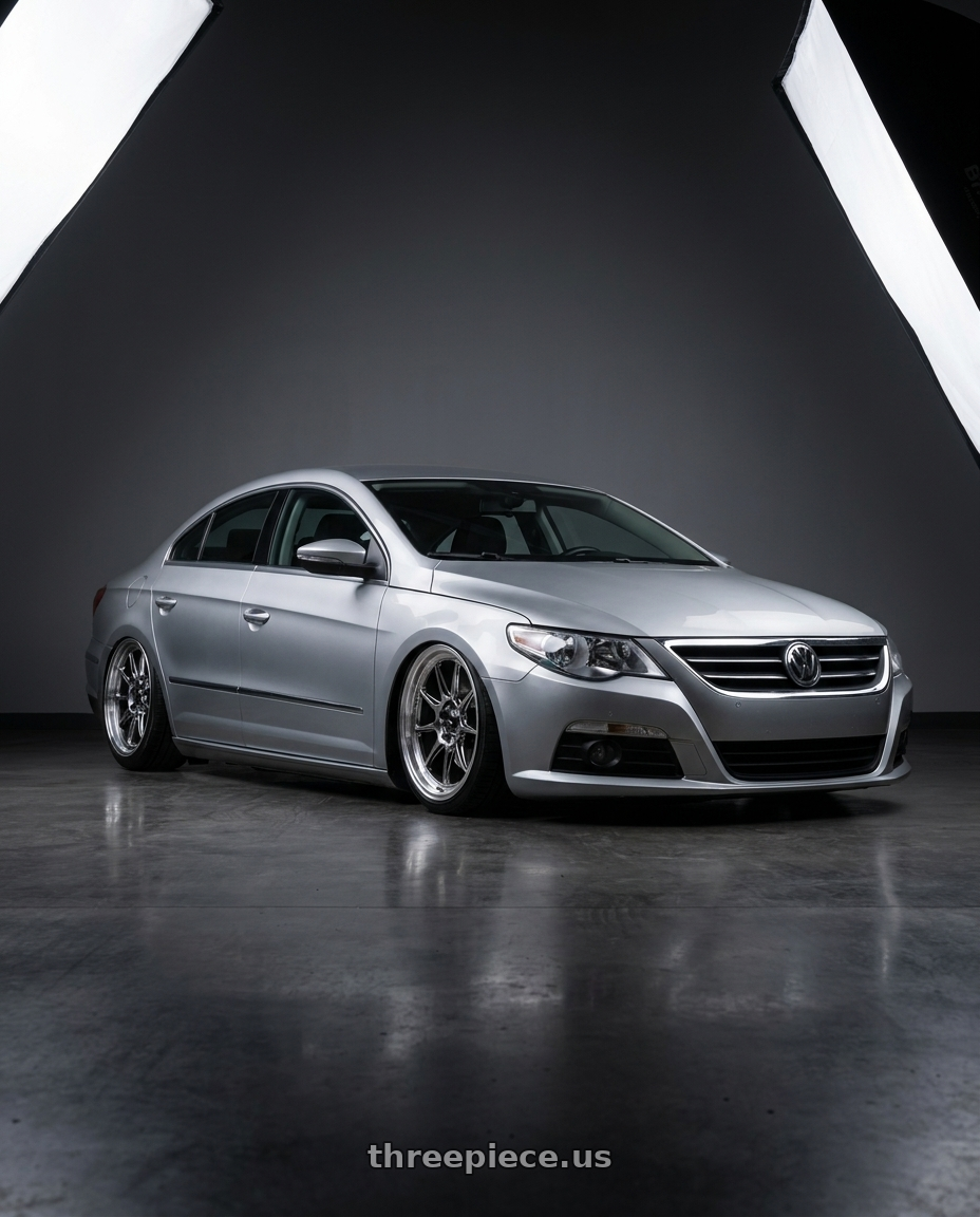 2015 Volkswagen CC with Konig Countergram 5x112 19x11+40 Hyper Chrome / Machined Lip wheels