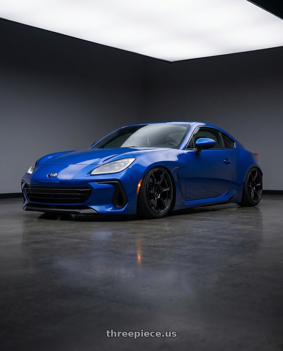 2024 Subaru BRZ with Advan RGIII 5x114.3 18x10.5+25 Gloss Black wheels