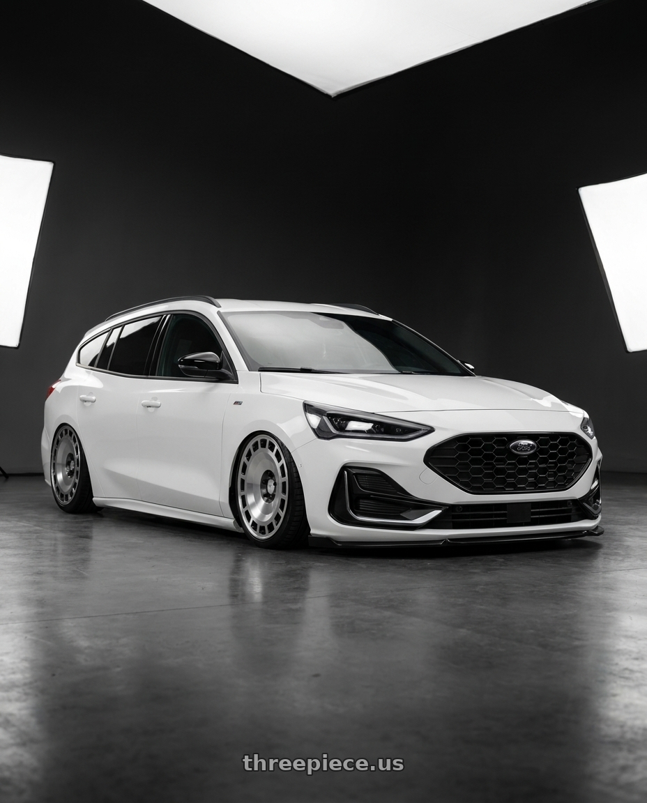 2023 ford focus wagon with Rotiform ZBF 5x112 19x8.5 +45 Anthracite W/ Machined Face wheels