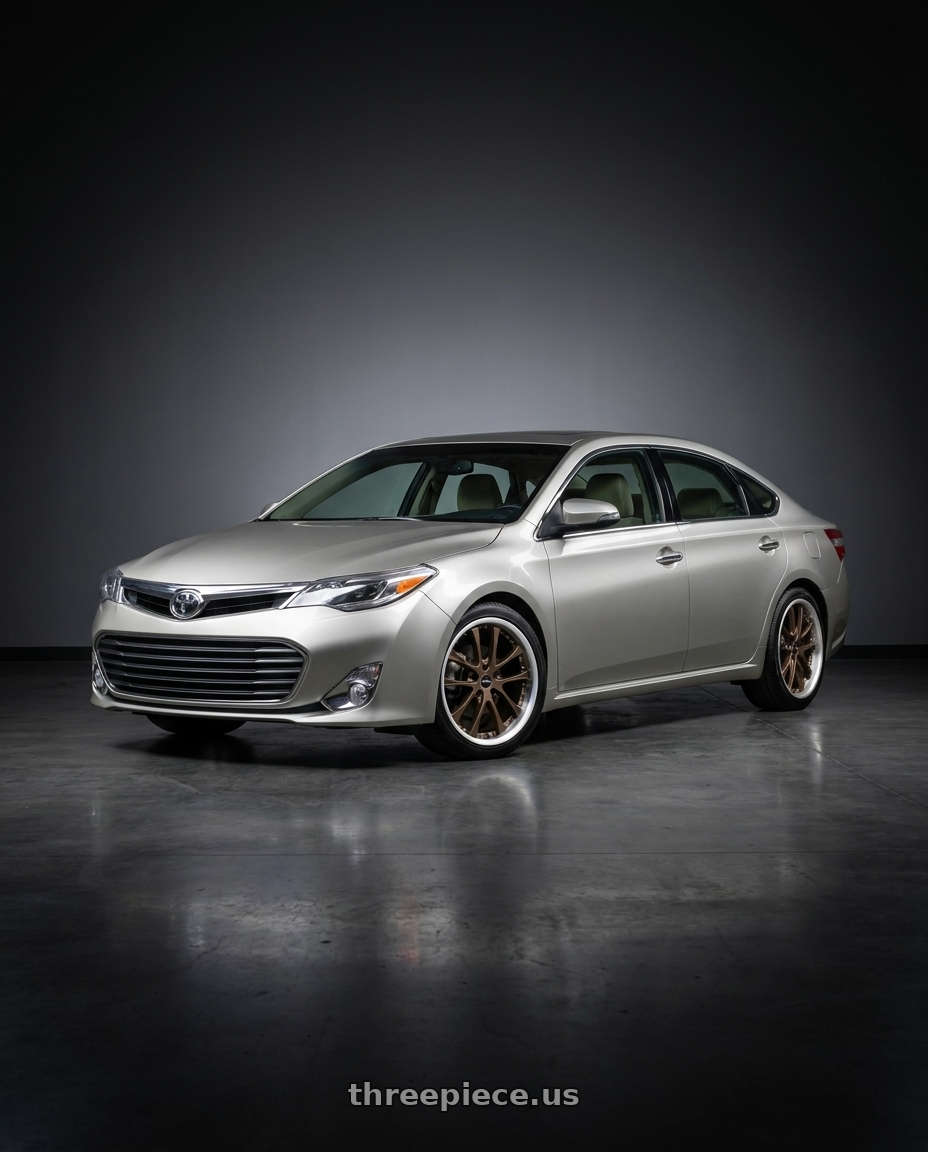 2013 toyota avalon with ARC AR5 5x114.3 18x8.5  +35 Bronze wheels