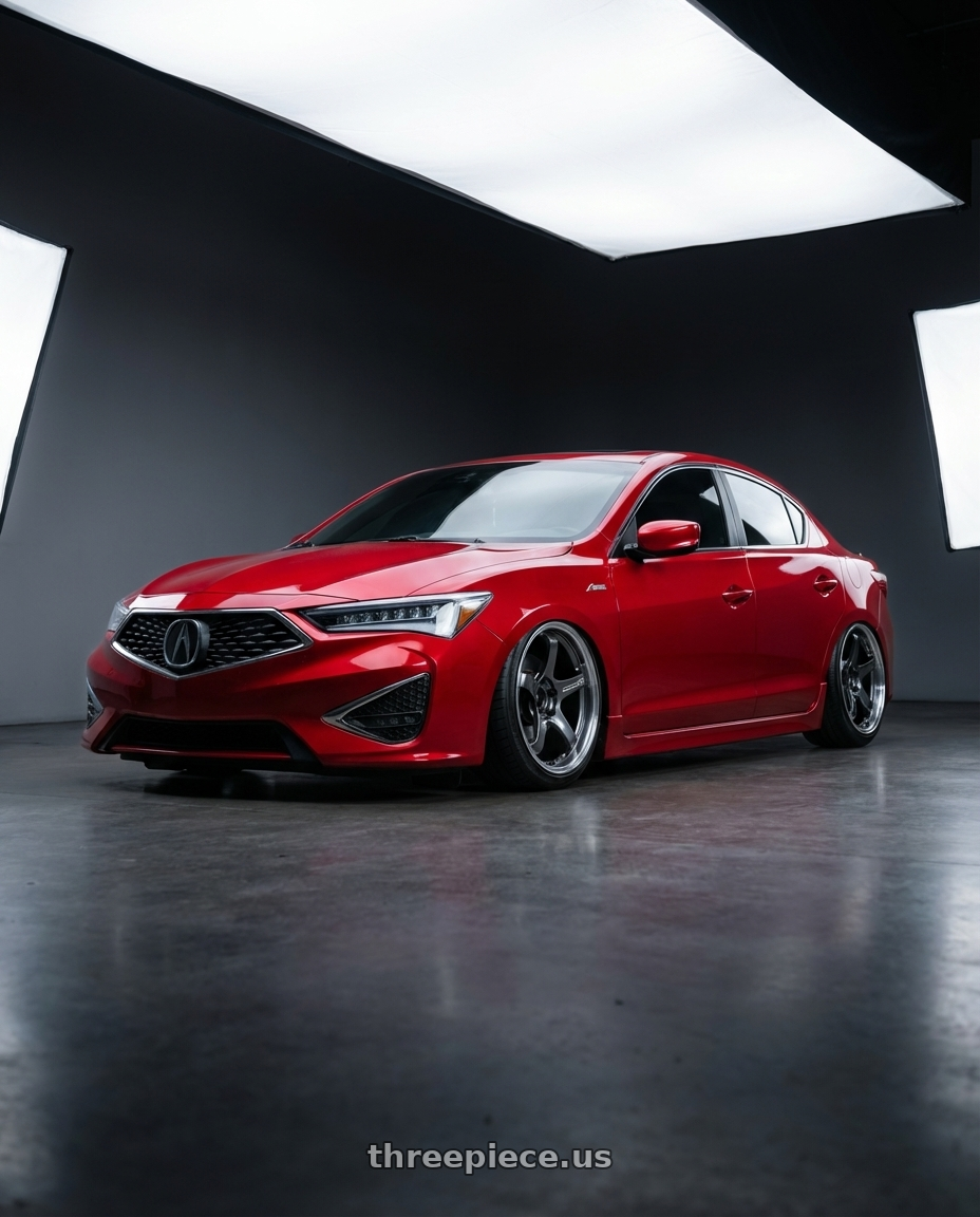 2012 Acura ILX with Advan Racing GT BEYOND 5x114.3 18x8.5 +31 RACING TITANIUM BLACK wheels