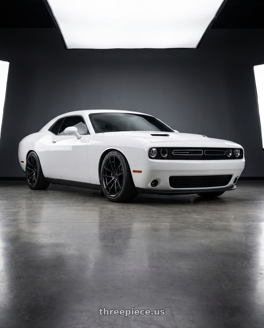 2021 Dodge Challenger SXT with MRR M392 5x115 20x9.5  +12 Matte Black fit Charger Challenger wheels