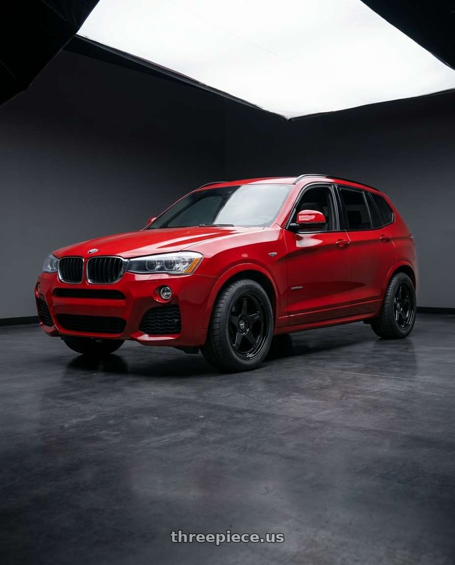2017 x3 Msport with ESR Wheels CR SERIES CR5 5x114.3 18x9.5 +35 Gloss Black wheels