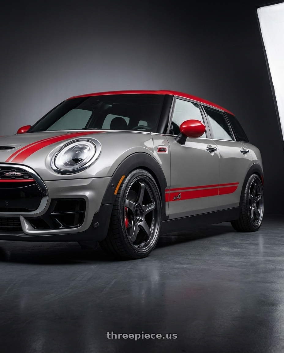 2017 MINI Clubman JCW with Advan Racing GT BEYOND 5x112 18x8.5 +45 RACING TITANIUM BLACK wheels