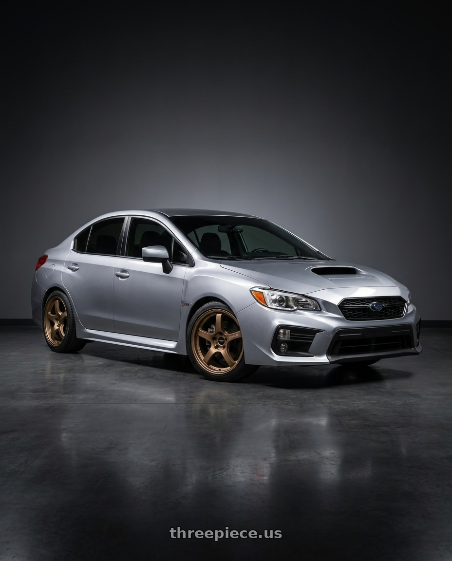 2018  SUBARU  WRX with Gram Lights 57CR 5x100 18x9.5+38 Bronze II wheels