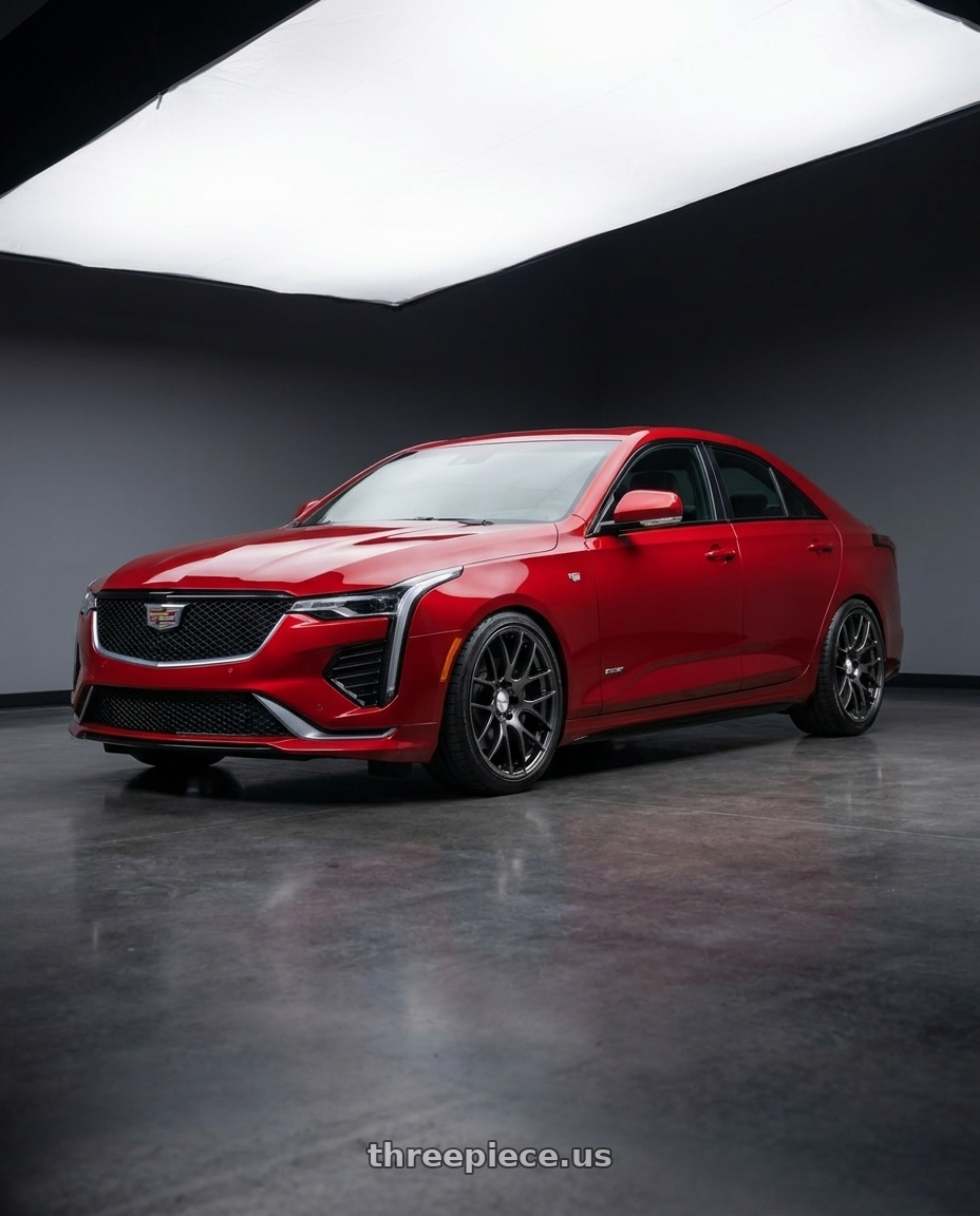 2021 CT4 SPORT with Work Emotion m8r 5x100 18x9.5 +38 Glim Black wheels