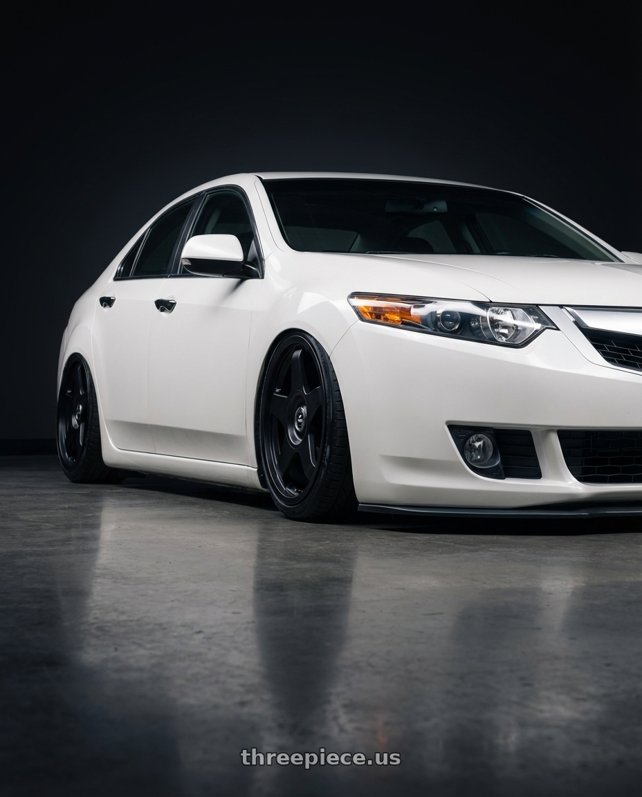 2013 Acura TSX with fifteen52 CHICANE 5x114.3 / 5x120 19x8.5 +35 ASPHALT BLACK (SATIN BLACK) wheels