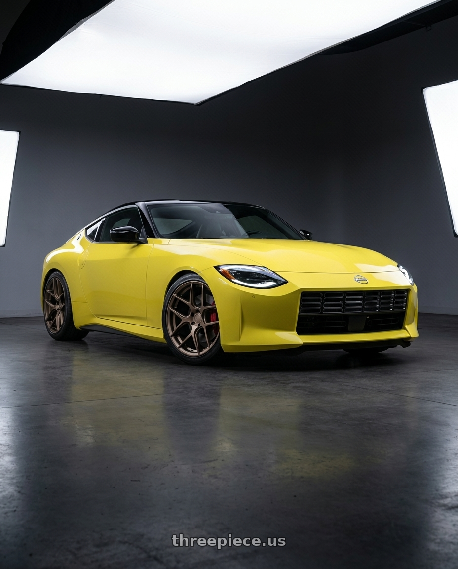 2024 Nissan Z with Aodhan AFF2 5x114.3 19x9.5+35 Matte Bronze wheels