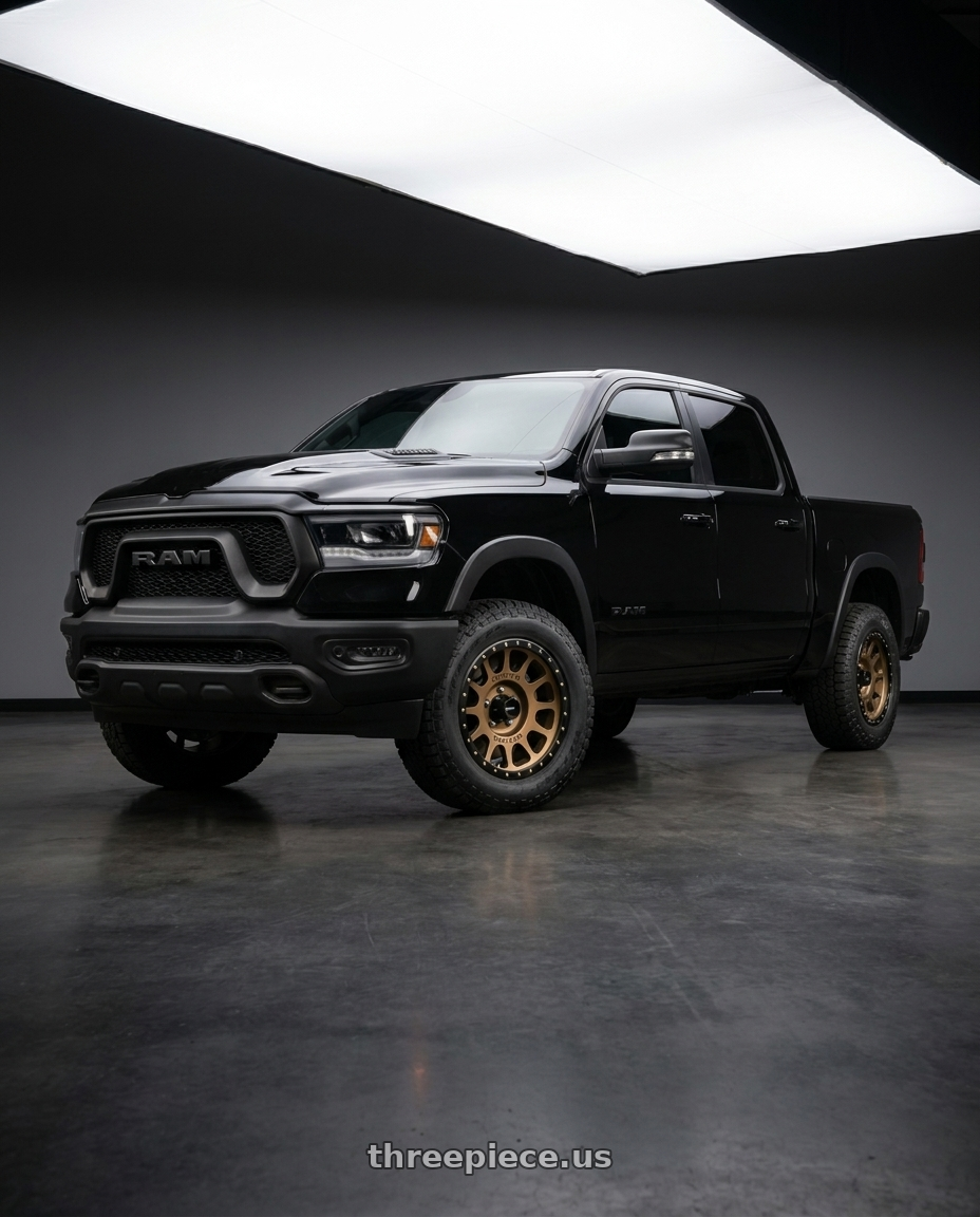 2021 Ram 1500 Laramie with Method Race Wheels 305BZ NV 6x139.7 18x9 -12 METHOD BRONZE wheels