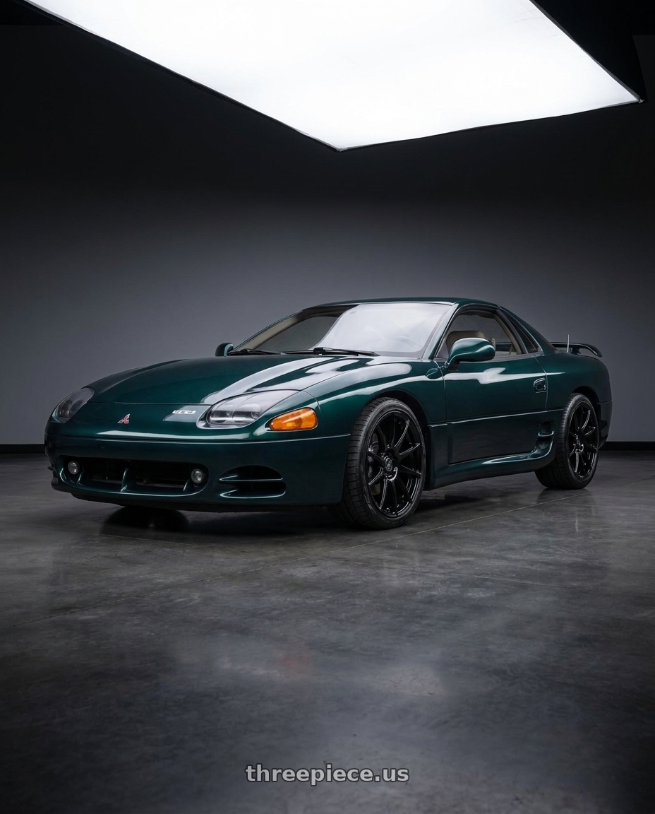 1995 Mitsubishi 3000GT VR-4 with Forgestar CF10 5x114.3 20x11 +56 Gloss Black wheels