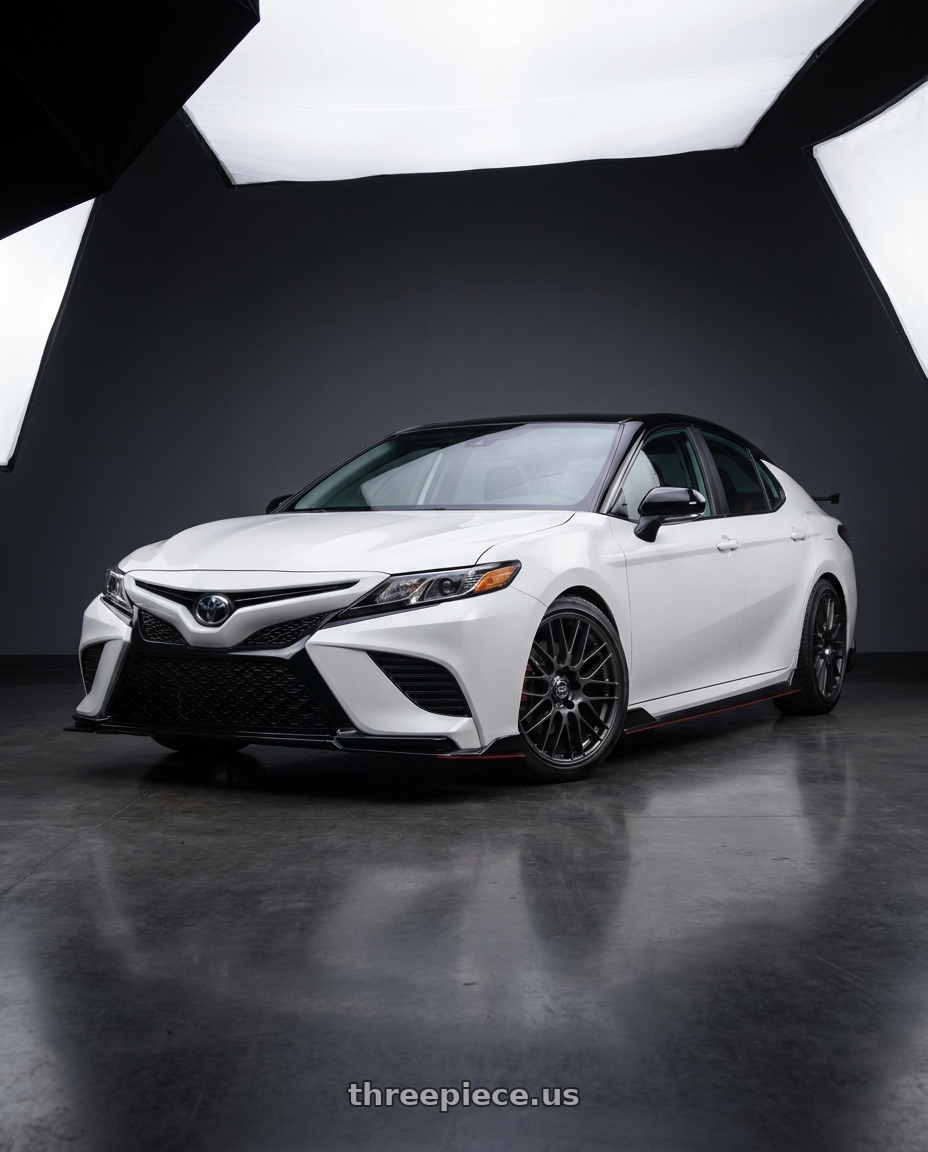 2021 Toyota Camry Hybrid LE with Enkei EKM3 5x114.3 18x8+40 Gunmetal wheels
