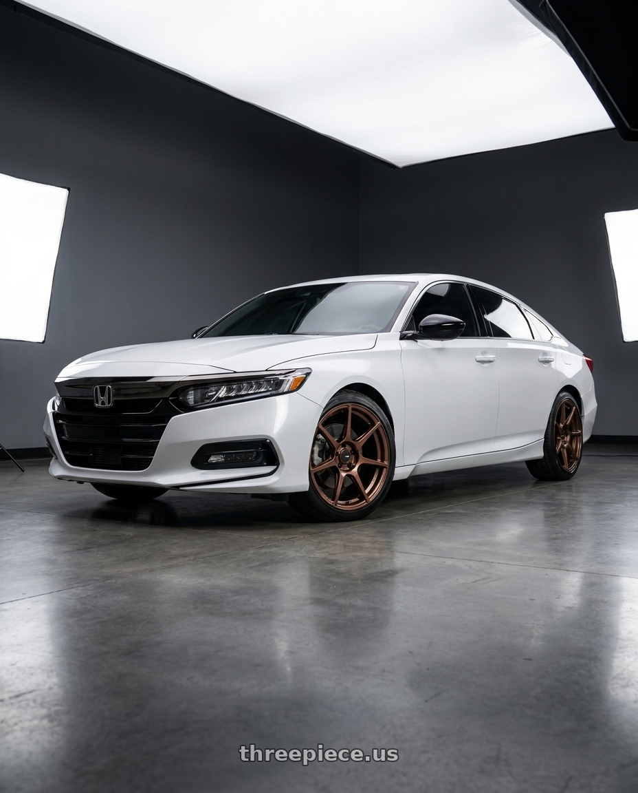 2020 Honda Accord Sport with Enkei TFR 5x114.3 19x8.5+45 Copper wheels