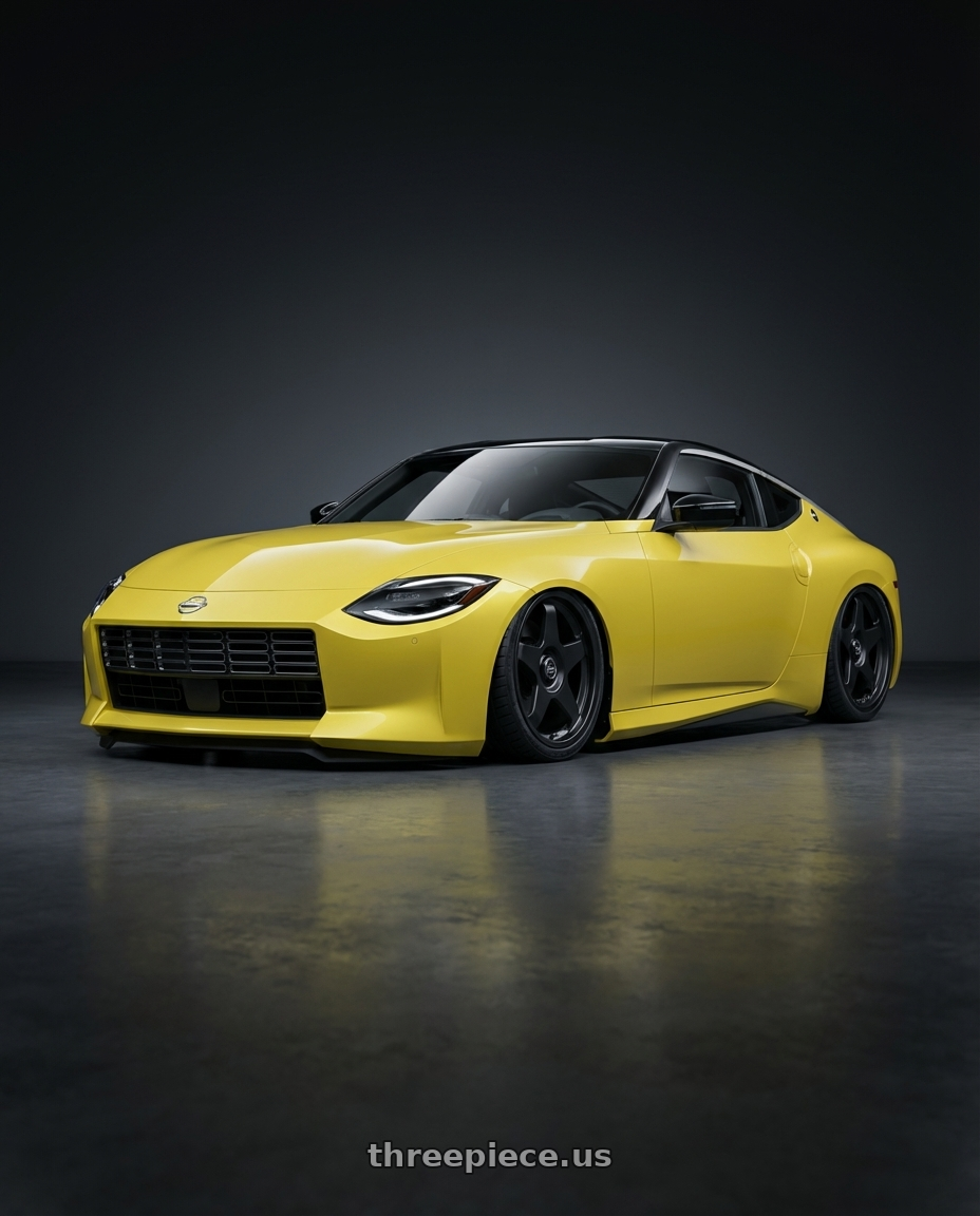 2024 Nissan Z with fifteen52 CHICANE 5x114.3 / 5x120 19x8.5 +35 ASPHALT BLACK (SATIN BLACK) wheels