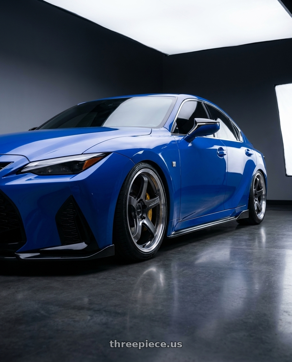 2021 Lexus IS 350 F-Sport with Advan Racing GT BEYOND 5x114.3 19x9.5 +38 RACING TITANIUM BLACK wheels