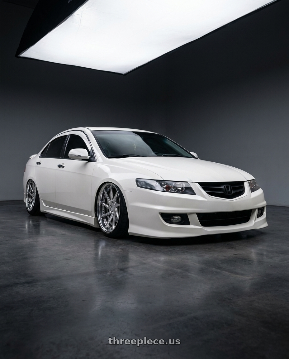 2006 Acura TSX with Work Gnosis Cvs 5x114.3 20x11.5+30 A Disk Buff Finish wheels
