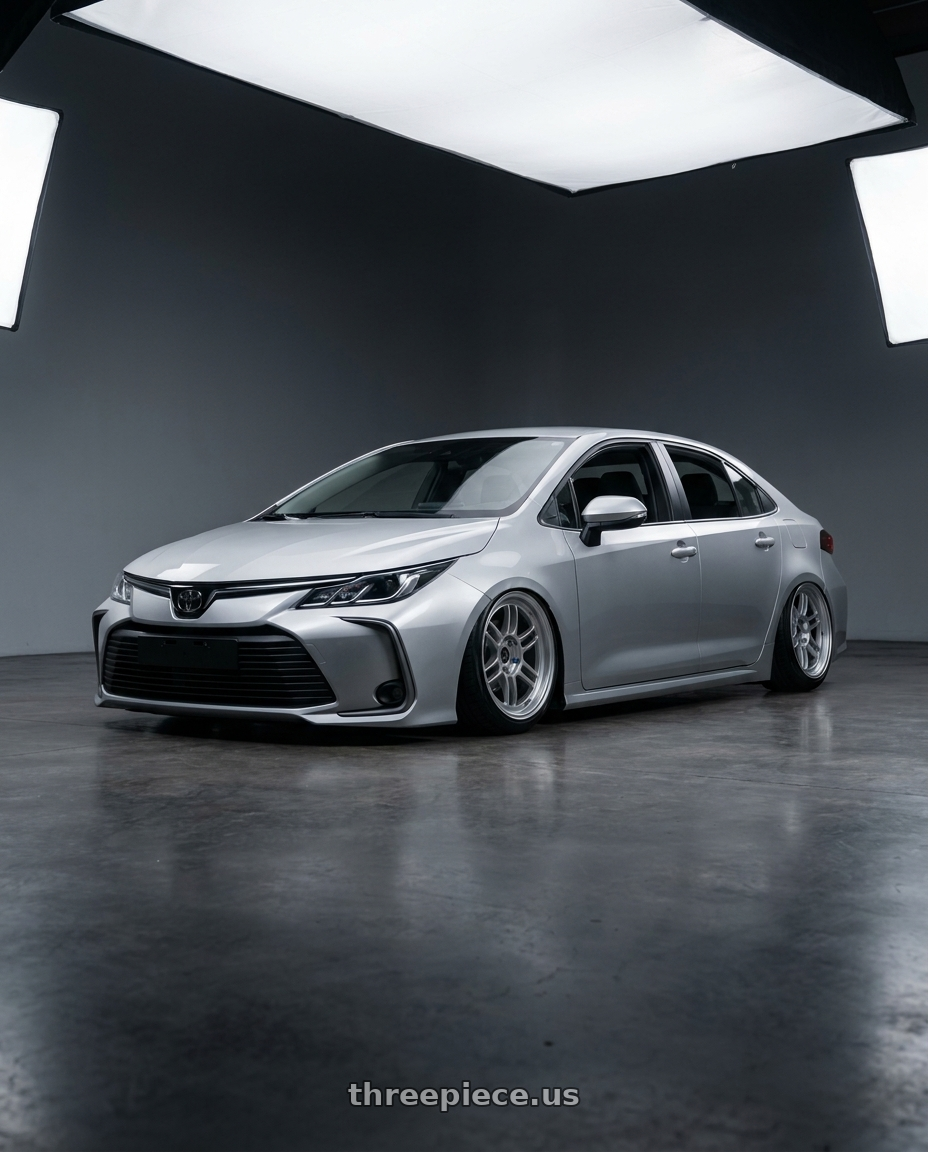 2019 Corolla altis with Enkei RPF1 5x100 18x8+35 Silver wheels