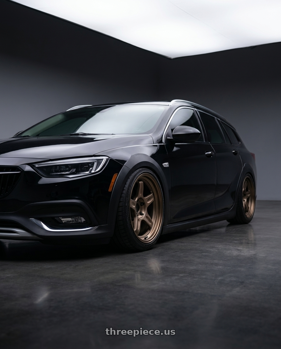 2019 Buick regal TourX with Volk Racing 21C 5x115 18X8.5+35  Bronze wheels