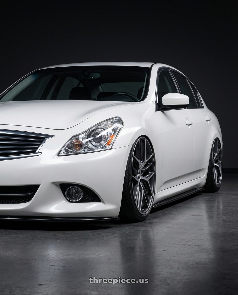 2012 Infiniti G37 with BBS CC-R 5x114.3 19x8.5+30 Graphite w/ Diamond Cut Face wheels