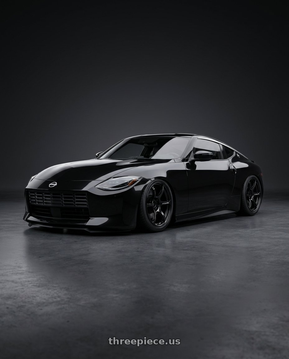 2025 Nissan Z with Advan RGIII 5x114.3 19x10.5+15 Gloss Black wheels