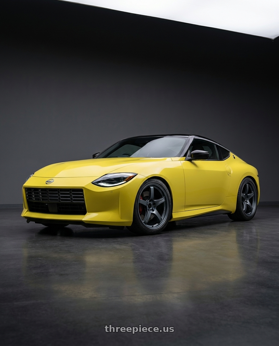 2024 Nissan Z with Gram Lights 57CR 5x114.3 19x10.5+12 Gunblue II wheels