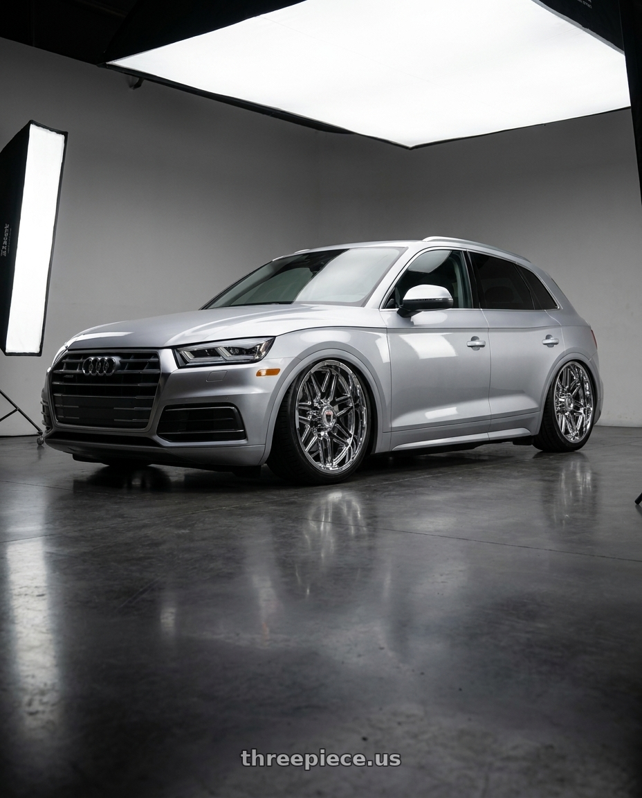 2017 Q5 20t with American Truxx Grind AT151 6X135 20X9+0 Chrome wheels