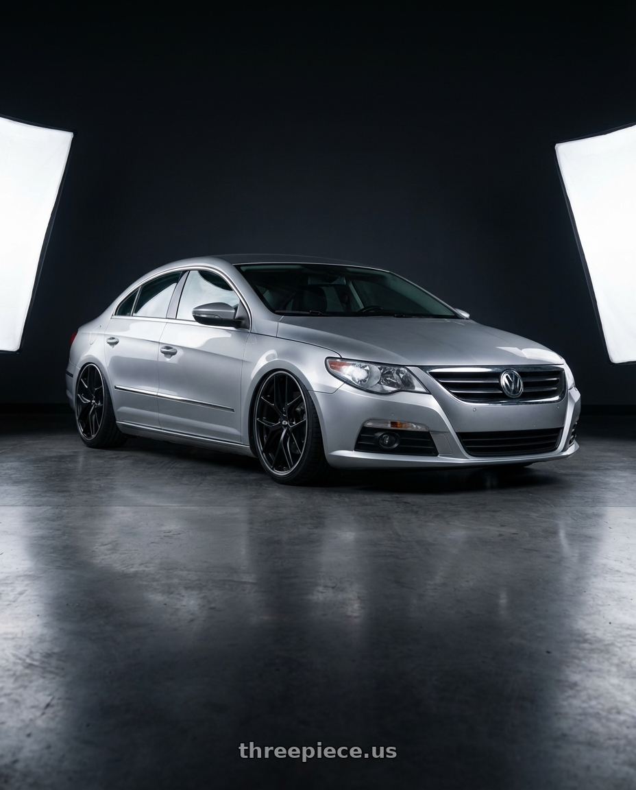 2015 Volkswagen CC with BBS CC-R 5x112 19x8.0+27 Satin Black wheels