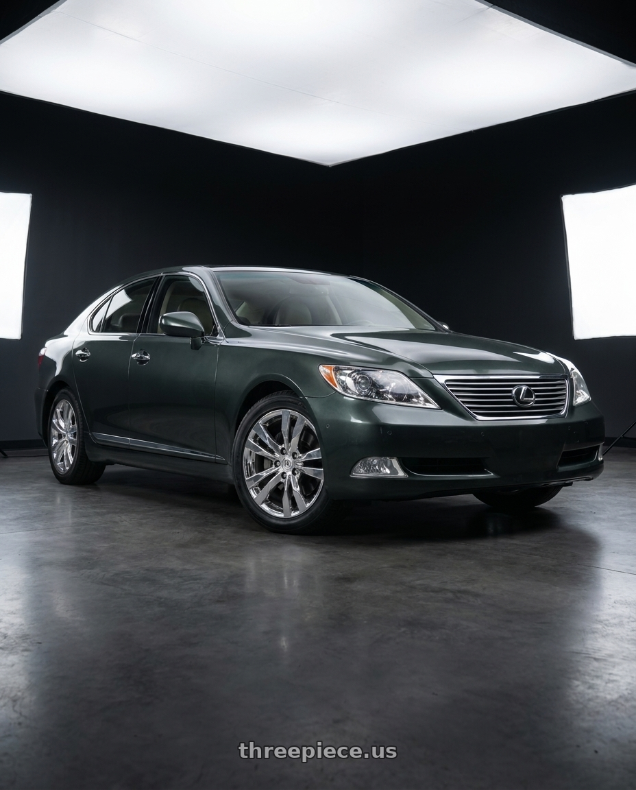 2007 Lexus ls460 with OE Wheels CA15B 5x120 18x8.5+40 Chrome wheels