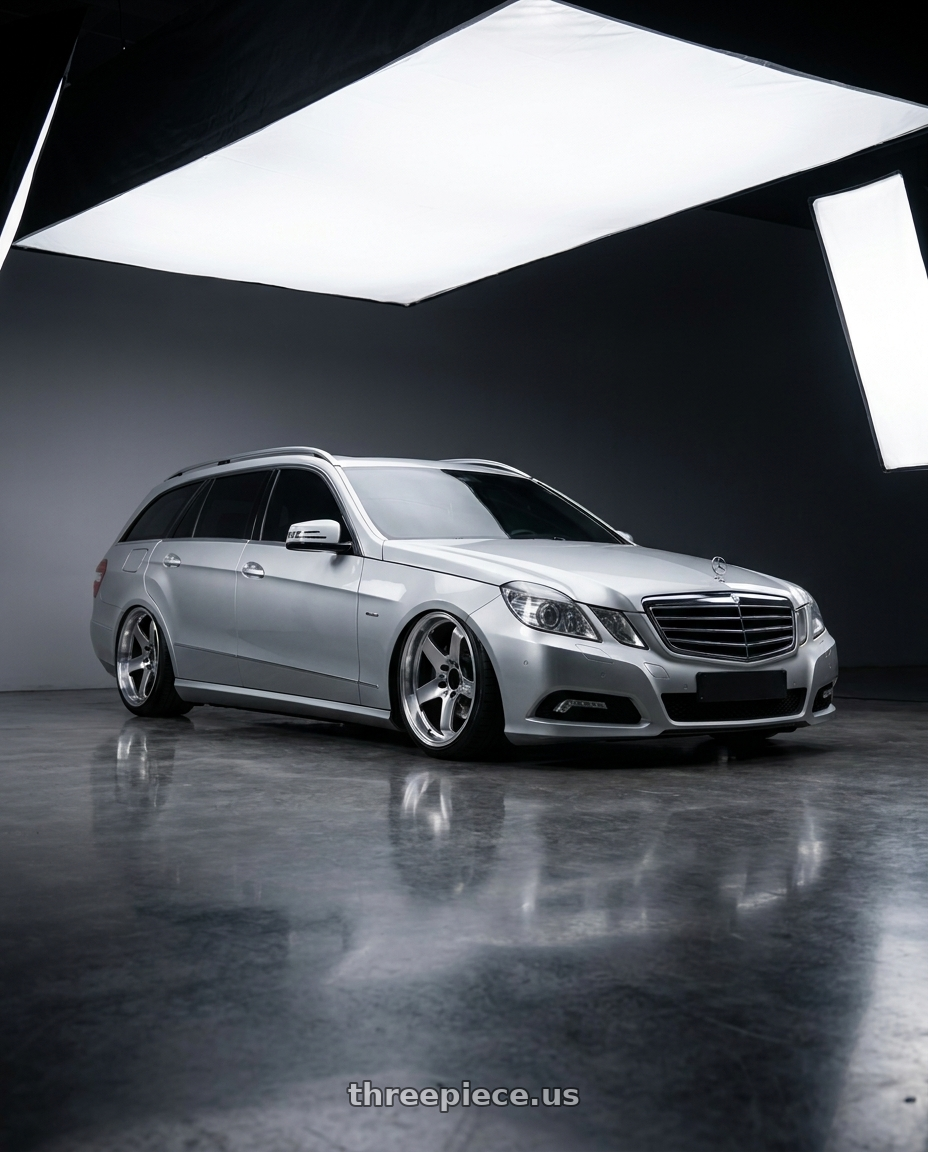 2010 Benz s212 with Advan Racing GT HEAVY DUTY 6x139.7 17x8.0 +20 MACHINING & DIAMOND CUT wheels