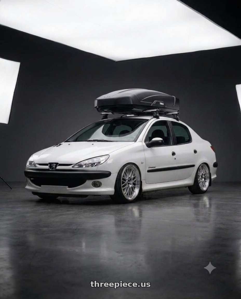 2011 Peugeot 206 SD with BBS CH-R 5x130 19x8.5 +51 Brilliant Silver Polished Rim Protector wheels