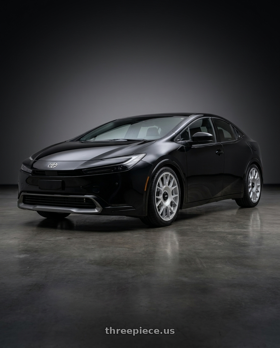 2024 Toyota Prius PHEV with Rotiform 1PC R188 TUF-R 5X100/5X112 19X8.5 +45 SILVER wheels