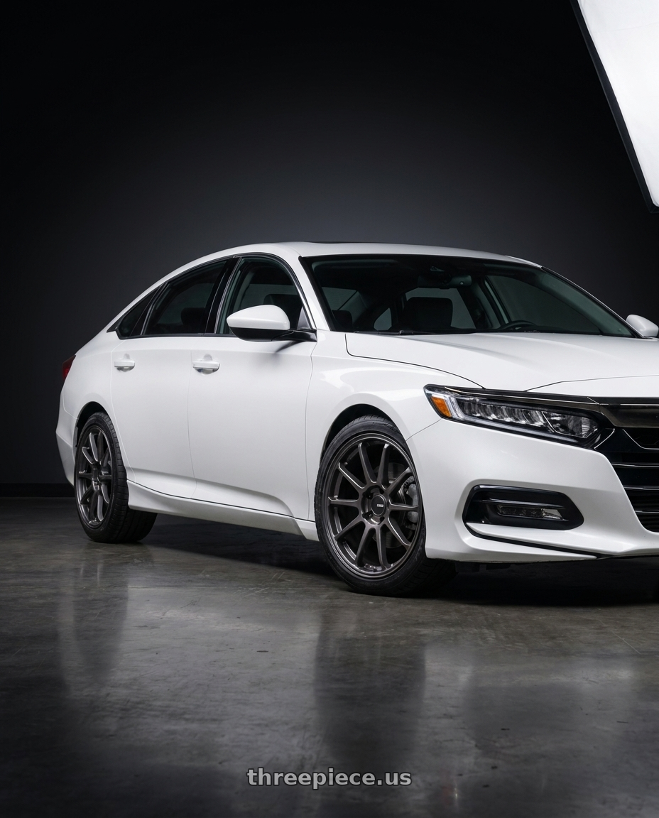 2020 Honda accord with Enkei PX-10 5x114.3 19x8+45 Gunmetal wheels