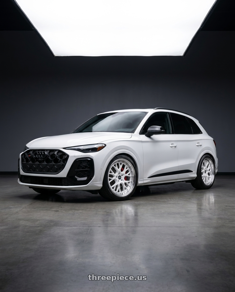 2018 audi sq5 with ESR Wheels CS SERIES CS11 5x120 19x9.5 +35 Gloss White wheels