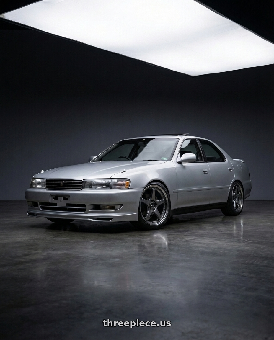 1994 Toyota Cresta Tourer V with Enkei T6R 5x114.3 17x8+40 Gloss Gunmetal wheels