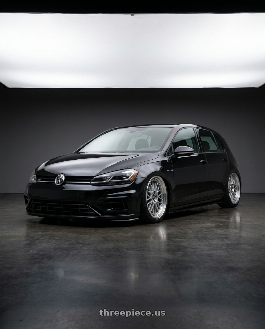 2019 Golf rline with BBS LM 5x114.3 19x9.0+38 Diamond Silver wheels