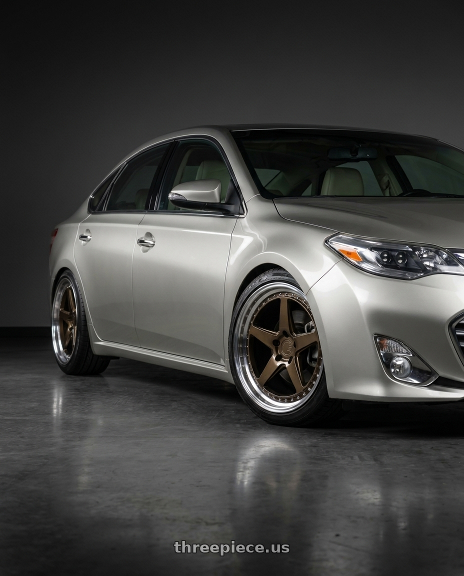 2013 toyota avalon with Aodhan DS05 5x114.3 18x9.5+30 Bronze w/Machined Lip wheels