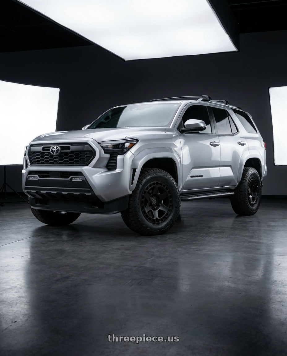 2026 Toyota 4 Runner Limited with Black Rhino Hard Alloys BR022 BAHARI 6X139.7 17x9 +40 MATTE BLACK wheels