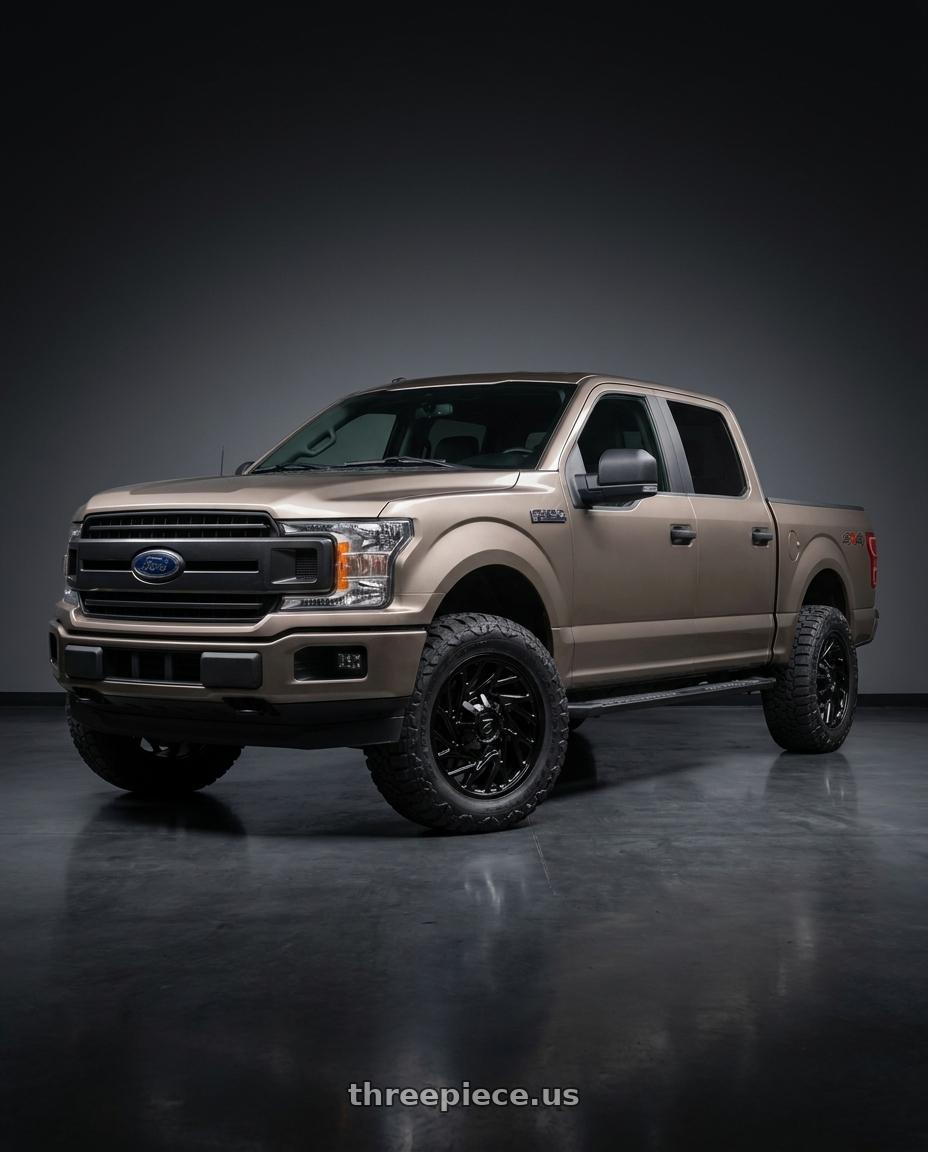 2019 Ford F-150 with Gear Off Road 769B 6X135/6x139.7 20x9 +0 Gloss Black wheels