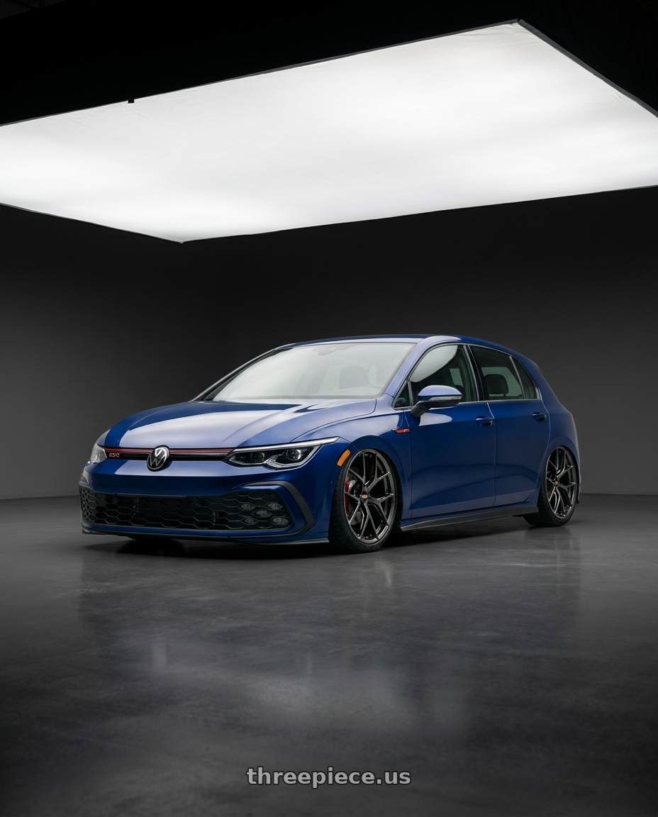 2026 Vw golf gti with BBS FI-R 5x112 20x9.0+35 Diamond Black wheels