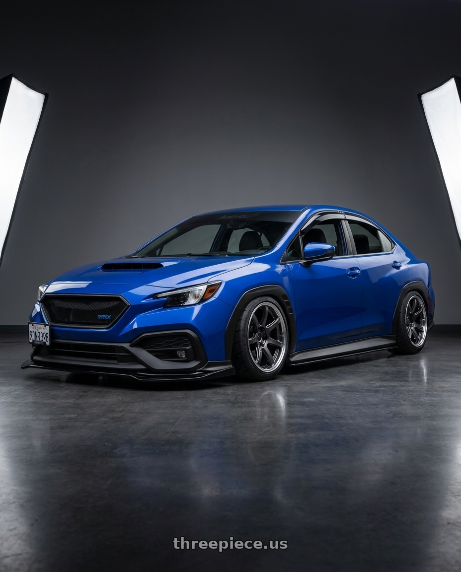 2023 subaru wrx with Work Emotion T7R 2P wheels