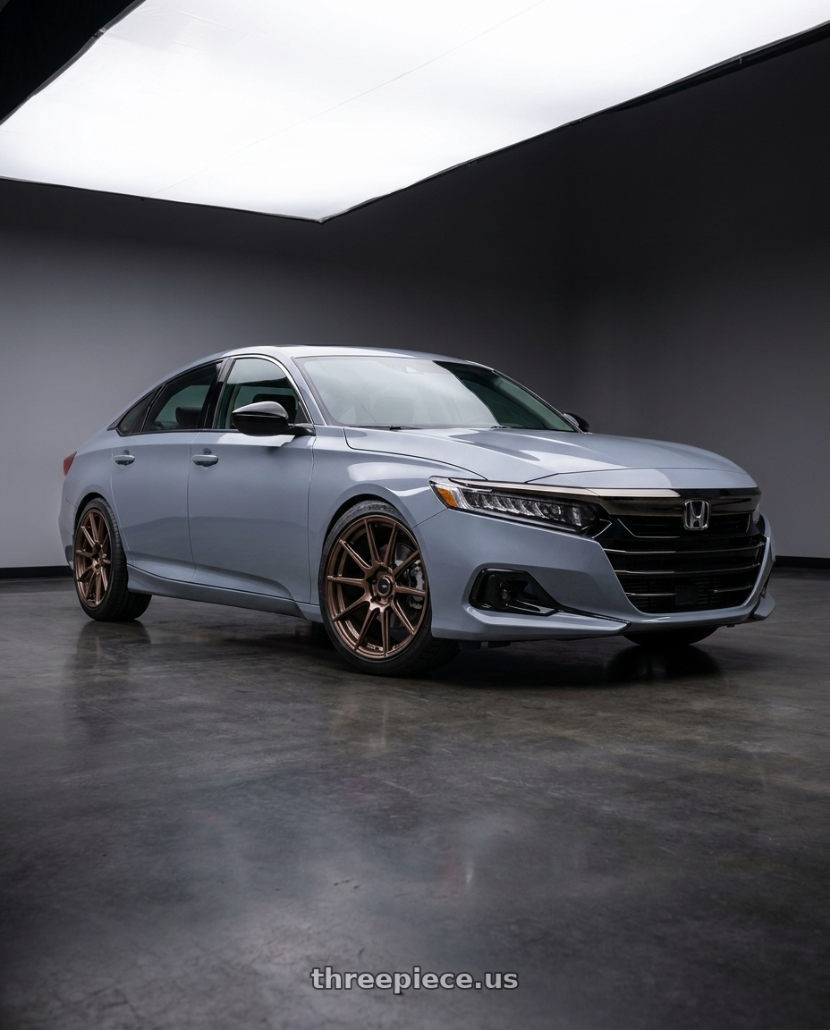 2021 Honda Accord EX-L with Enkei TS10 5x114.3 18x9.5+35 Dia Copper wheels