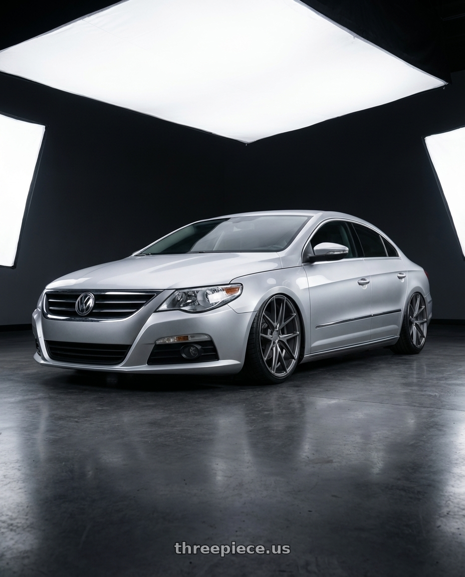2015 Volkswagen CC with Niche 1PC M116 MISANO 5X112 19X9.5 +38 MATTE GUN METAL wheels