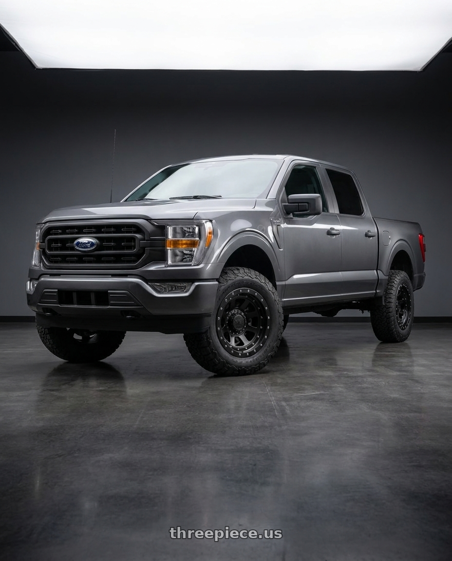 2021 Ford F-150 XL with XD XD137 FMJ 6X135/6X139.7 20X9 +0 SATIN BLACK wheels