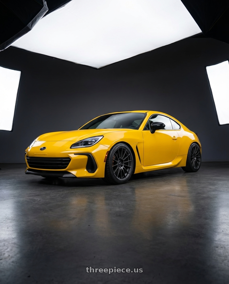2026 Subaru BRZ Series.Yellow with Enkei RS05-RR 5x100 18x9.5+43 Matte Gunmetal wheels