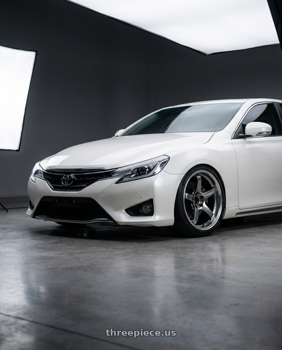 2014 Toyot Reiz with Advan Racing GT BEYOND 5x114.3 18x8.5 +45 MACHINING & HYPER PLATINUM BLACK wheels