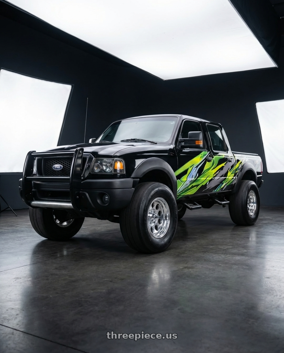 Ford ranger 2005 cabine dupla 3.0 powerstroke with Mickey Thompson Classic III Polished 5x139.7 16x8 +0 Polished wheels