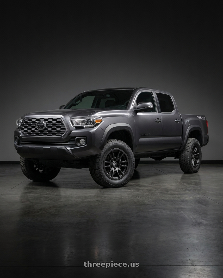 2020 toyota tacoma with Icon Alloys VECTOR 6 6x139.7 17x8.5+0 Satin Black wheels