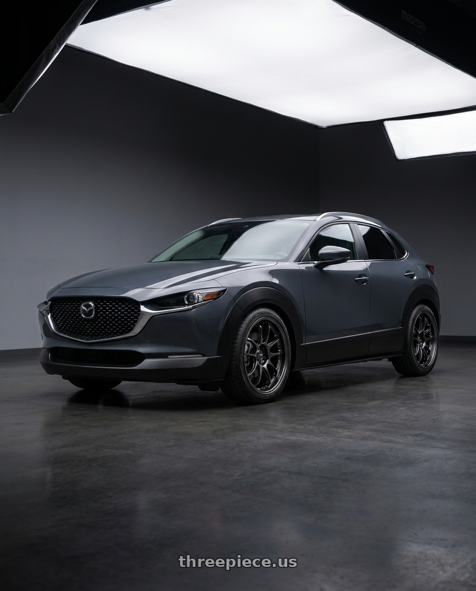 2026 mazda cx30 with Enkei PF01EVO 5x120 18x9.5+15 SBK wheels